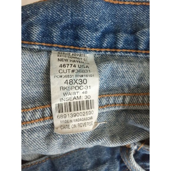 Workwear Jeans Real Work Wear Mens Blue Denim Jeans Size 48 X 3 Vintage Medium Wash Poshmark